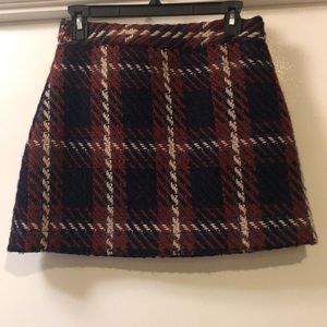 Plaid Mini Skirt